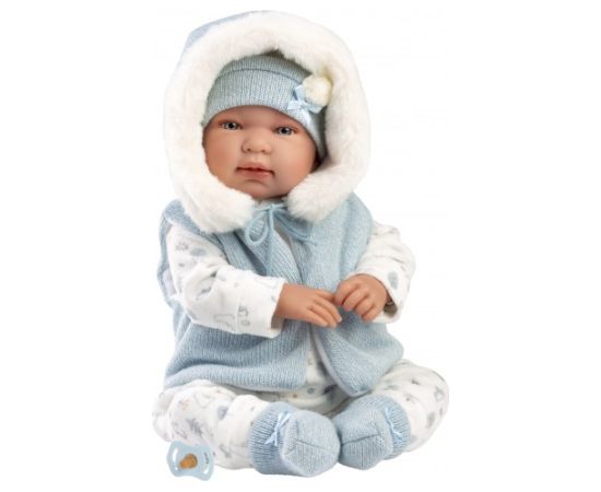 Llorens Lelle Tino zēns 44 cm (raud, runā, ar mānekli, mīkstais ķermenis, kustina rokas un kājas) Spānija LL84485