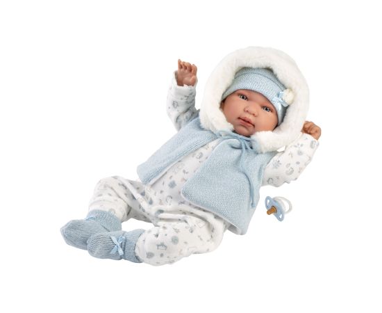 Llorens Lelle Tino zēns 44 cm (raud, runā, ar mānekli, mīkstais ķermenis, kustina rokas un kājas) Spānija LL84485
