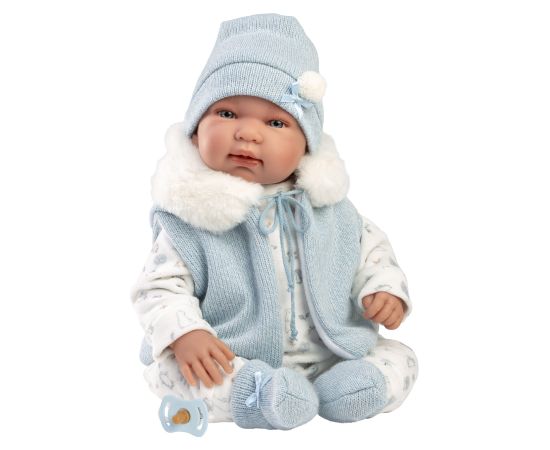Llorens Lelle Tino zēns 44 cm (raud, runā, ar mānekli, mīkstais ķermenis, kustina rokas un kājas) Spānija LL84485