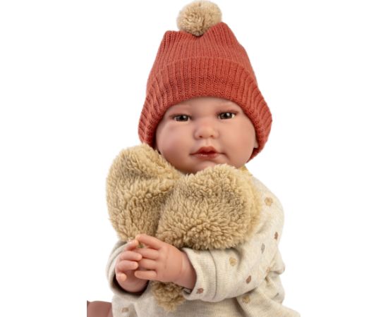 Llorens Lelle zīdainis puika Luis 45 cm (raud, runā, ar mānekli, mīkstais ķermenis) Spānija LL74502