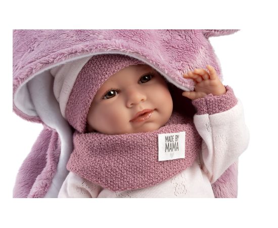 Llorens Lelle zīdainis Mimi 42 cm (sedziņa, raud, runā, ar mānekli, mīkstais ķermenis) Spānija LL74130