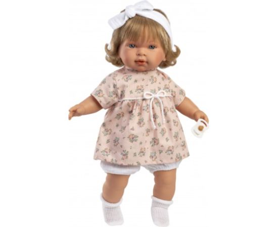 Llorens Lelle meitene Carla 42 cm (raud, saka: mama, papa) Spānija LL42164