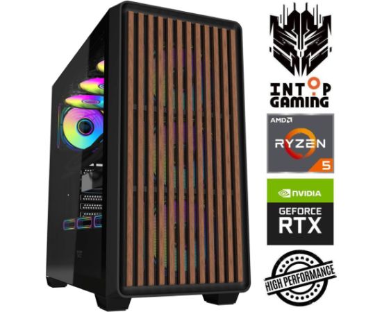 INTOP Ryzen 5 7500F 32GB DDR5 1TB SSD M.2 NVME RTX5060 8GB no-OS Персональные компьютеры