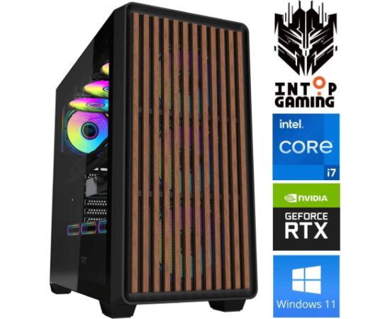 INTOP i7-12700F 16GB 500SSD M.2 NVME+2TB RTX5060Ti 8GB WIN11 Personālie datori
