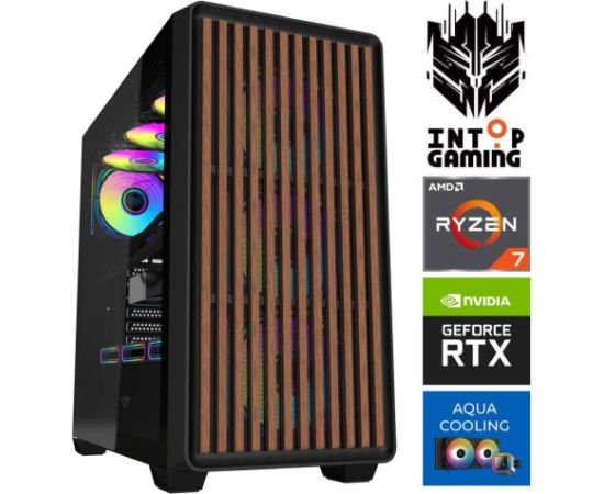 INTOP AQUA Ryzen 7 7700X 16GB DDR5 500SSD M.2 NVME RTX5070 12GB no-OS Персональные компьютеры