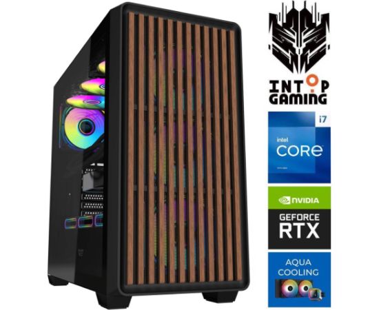 INTOP AQUA i7-14700F 32GB DDR5 2TB SSD M.2 NVME RTX5070 12GB no-OS Персональные компьютеры