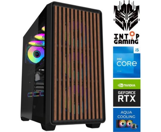 INTOP AQUA i5-14400F 64GB DDR5 1TB SSD M.2 NVME RTX5050 8GB no-OS
