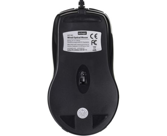 Activejet AMY-083 Mouse wired USB (optical; 1000 DPI; black)