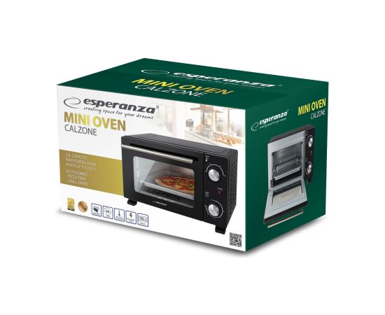 Esperanza EKO007N Mini Oven 10 l 800 W Black