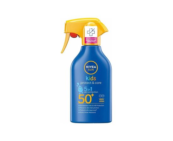 Nivea Sun Kids Protect & Care Trigger Spray SPF 50+ - Dětský spray na opalování 270ml