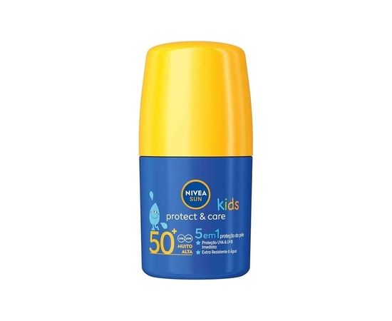 Nivea Sun Kids Protect & Care 5-In-1 Roll-On SPF 50+ - Opalovací krém roll-on 50ml