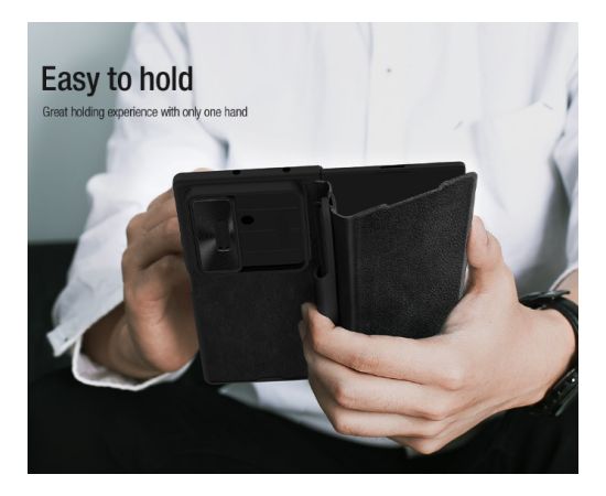 Nillkin Qin Book PRO Pen Slot Case Grāmatveida Maks Telefonam Samsung Galaxy Z Fold 7