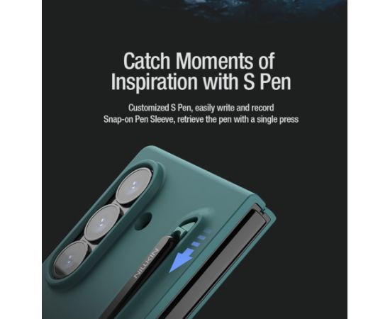 Nillkin Flex Pure Fold Pen Slot Cover Grāmatveida Maks Telefonam Samsung Galaxy Z Fold 7
