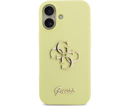 Guess Liquid Silicone 4G Metal Logo Case Aizsargapvalks priekš Apple iPhone 17