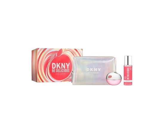 Dkny Be Delicious Fresh Blossom Dárková sada EDP 100 ml, tělový závoj 125 ml a kosmetická taška 100ml