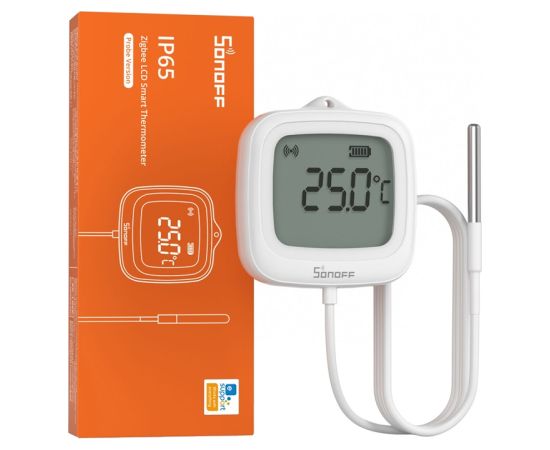 ZigBee LCD Temperature Sensor Sonoff SNZB-02LD (with probe)