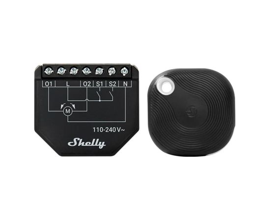 WiFi Shelly Shutter + BLU Button Tough 1 blinds/curtains controller