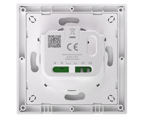 SONOFF E1GS wall switch housing (with N)