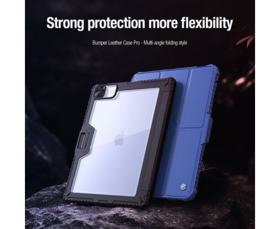 Nillkin Bumper PRO Protective Stand Case Multi-angle Maciņš Planšetdatoram Apple iPad Pro 12.9 2020/2021/2022/ Air 13 2024/2025