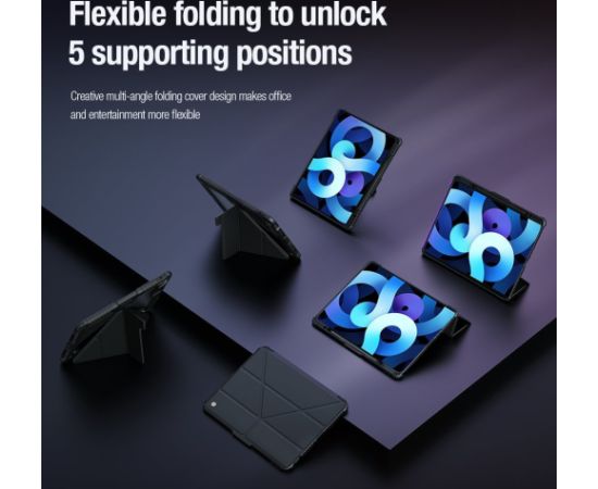 Nillkin Bumper PRO Protective Stand Case Multi-angle Maciņš Planšetdatoram Apple iPad Pro 12.9 2020/2021/2022/ Air 13 2024/2025
