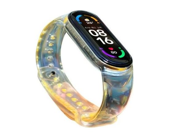 iLike   Silicone band strap for Xiaomi Mi Band 6 / 5 Yellow