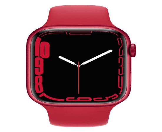 Apple   Watch Series 7 GPS, 45mm (PRODUCT)RED Aluminium Case with Sport Band - Regular (PRODUCT) Red