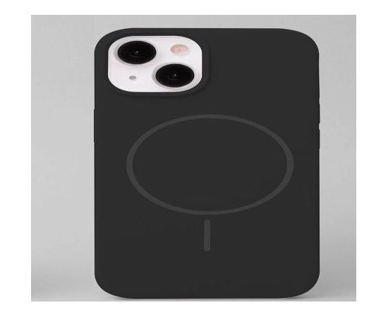 iLike Apple  iPhone 12 / 12 Pro Soft Touch Silicone case With Magnetic Black
