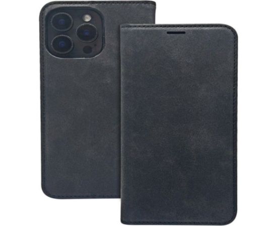 iLike Samsung  Galaxy A55 5G Smart Suede case Black