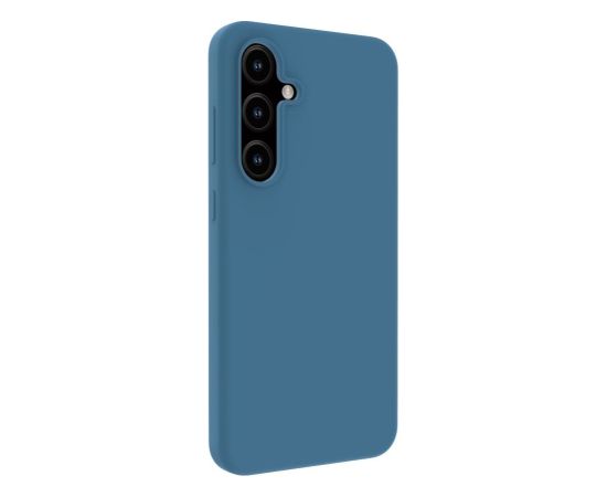 Evelatus Samsung  Galaxy S24 FE Premium Magnetic Soft Touch Silicone Case Navy Blue