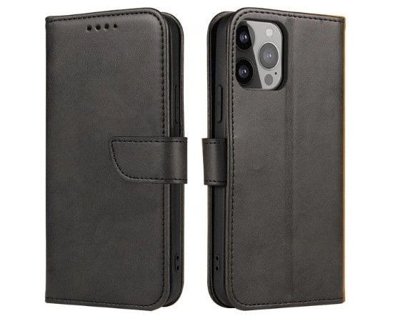 iLike Google  Magnet Case case for Google Pixel 7 cover with flip wallet stand Black
