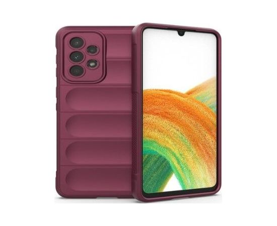 iLike Samsung  Galaxy A33 5G Shield Case flexible armored Plum
