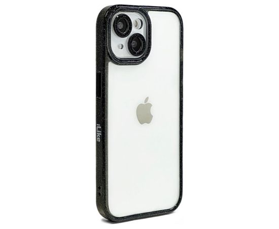 iLike Apple  iPhone 15 Pro STARS LENS ACRYLIC COVER Black
