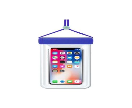 iLike Universal  Waterproof phone case 115 mm x 220 mm pool beach bag Blue