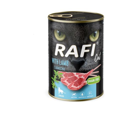 Dolina Noteci RAFI Cat Adult with lamb  - wet cat food - 400g