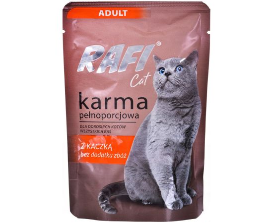 Dolina Noteci Rafi Cat Adult with duck - wet cat food - 100g