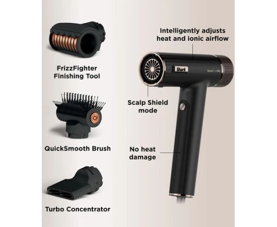 Shark HD731EU SpeedStyle Pro 3in1 matu fēns 1750W melns