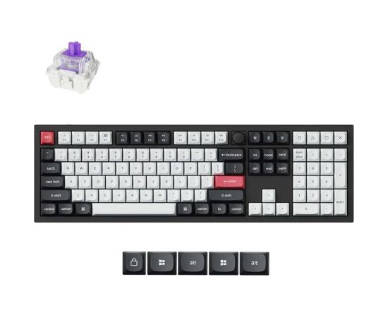 KEYBOARD WRL Q6 HE RGB/CARBON BLACK Q6H-M1 KEYCHRON