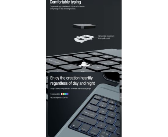 Nillkin Bumper Combo Keyboard Case (Backlit Version) Maciņš Planšetdatoram Apple iPad Pro 13 2024