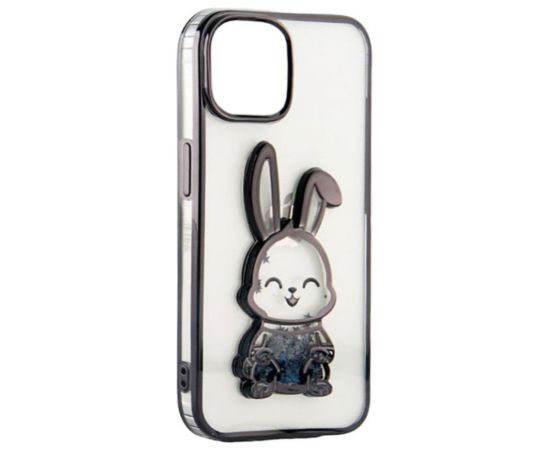 iLike Apple  iPhone 11 Silicone Case Print Desire Rabbit Black
