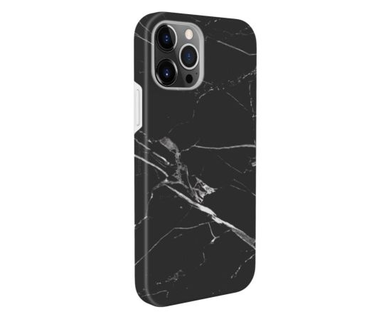 Evelatus Apple  iPhone 12 / 12 Pro Premium Silicone case Customized Print Black