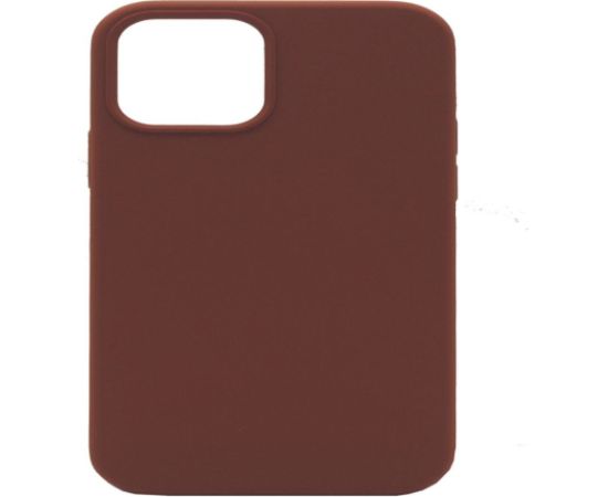 Evelatus Apple  iPhone 12/12 Pro Premium Soft Touch Silicone Case Dark Coffee