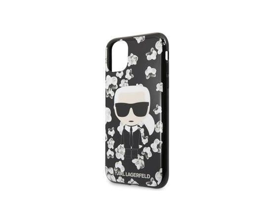 Karl Lagerfeld Apple  iPhone 11 TPU Flower Cover Black