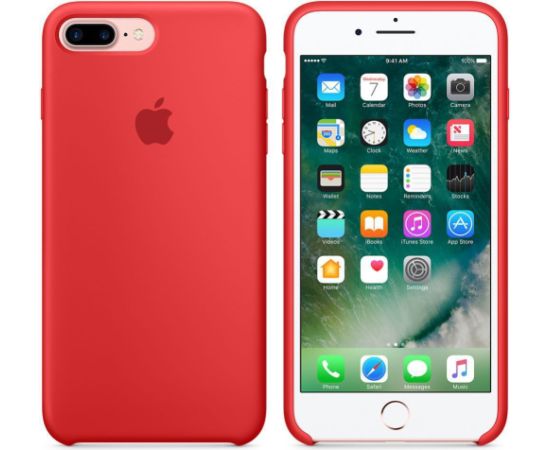 Apple   iPhone 7 Plus Leather Case Red MMYK2ZM/A