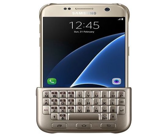 Samsung   Keyboard Cover Galaxy S7 G930 Gold