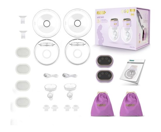 Neno Sole Twin -  three-phase cordless premium electronic breast pump