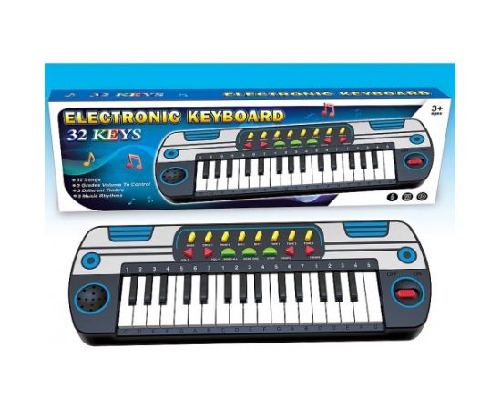 Adar Детский синтезатор 32 клавиши с микрофоном (батарейки) 31 cm 607255
