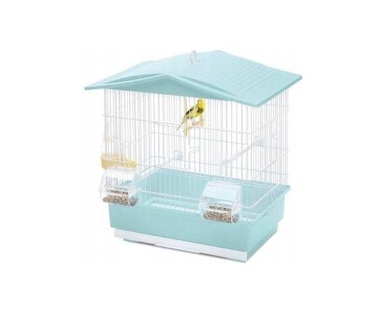 Ferplast Tiffany, klatka, dla ptak�w, bia�a/turkusowa, 42x26x42 cm