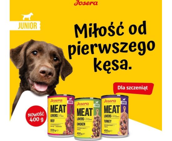 Josera Meat Lovers Junior Pure Wołowina 400g