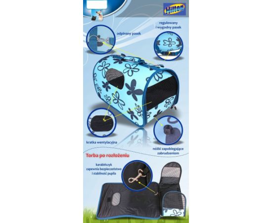 Hilton HILTON - TORBA MEDIUM 43x24x26 BRĄZ do 5 kg.