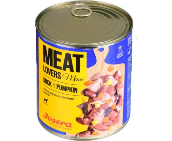 Josera Meatlovers Menu Kaczka z dynią karma mokra dla psów 800g